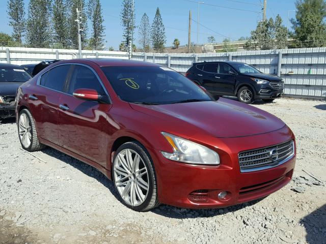 1N4AA51E19C856207 - 2009 NISSAN MAXIMA S RED photo 1