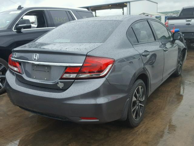 19XFB2F89DE041740 - 2013 HONDA CIVIC EX GRAY photo 4