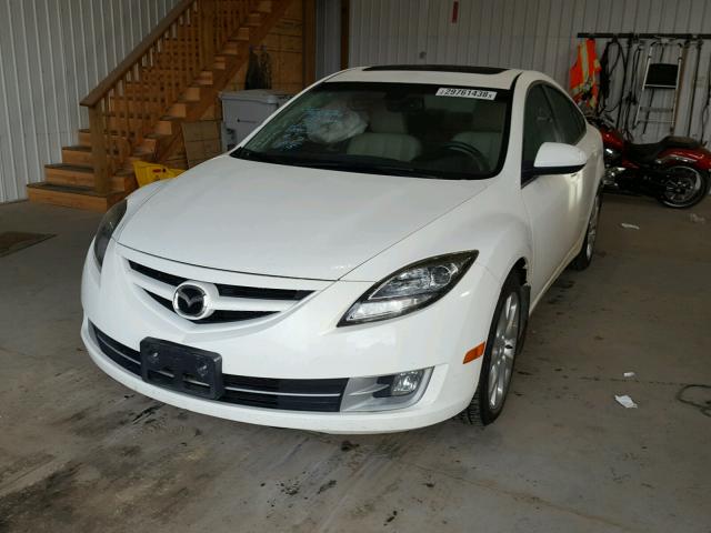 1YVHZ8CB9A5M35733 - 2010 MAZDA 6 S WHITE photo 2