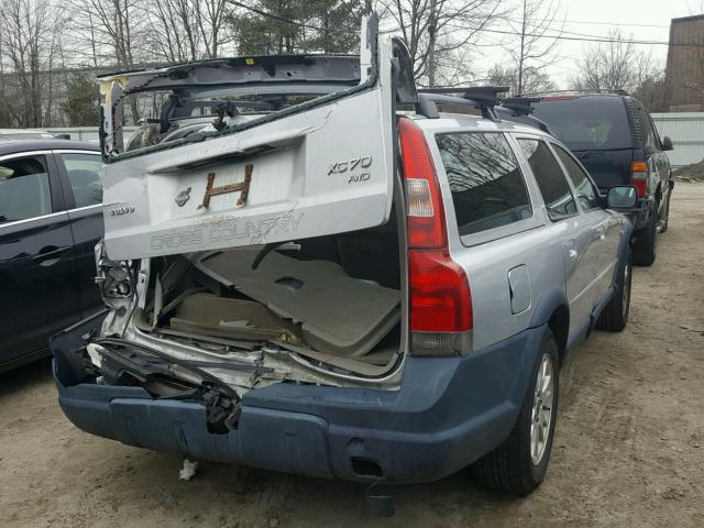 YV1SZ59HX41167674 - 2004 VOLVO XC70 SILVER photo 4