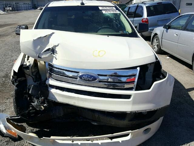 2FMDK46CX7BB10448 - 2007 FORD EDGE SE WHITE photo 7