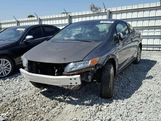 2HGFG3B81CH528013 - 2012 HONDA CIVIC EX BROWN photo 2