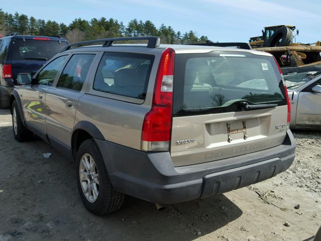 YV1SZ59H441137747 - 2004 VOLVO XC70 BEIGE photo 3