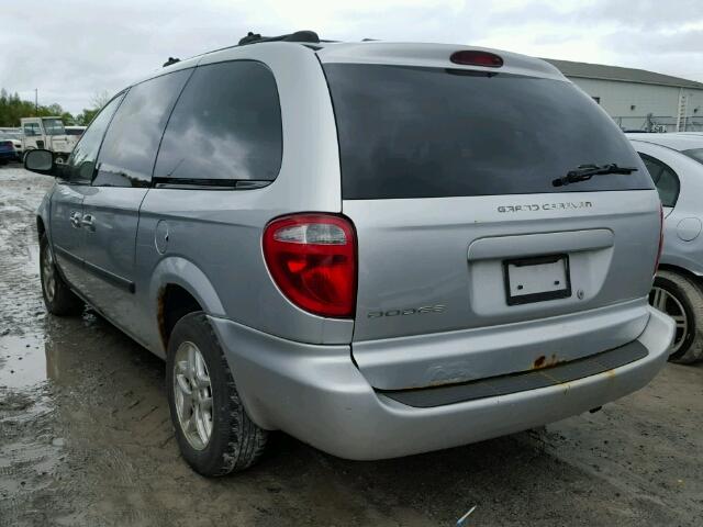 1D4GP24R25B297186 - 2005 DODGE GRAND CARA SILVER photo 3