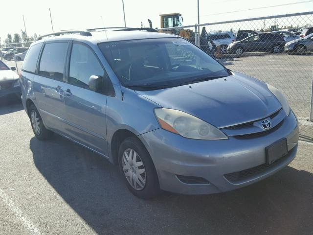 5TDZA23C06S399889 - 2006 TOYOTA SIENNA CE BLUE photo 1