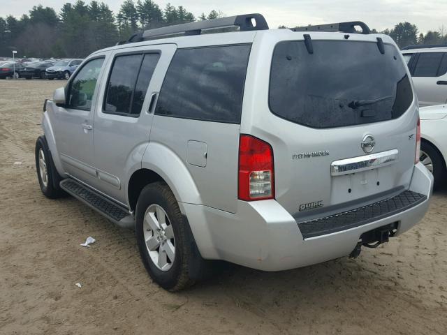 5N1AR18B98C646214 - 2008 NISSAN PATHFINDER GRAY photo 3