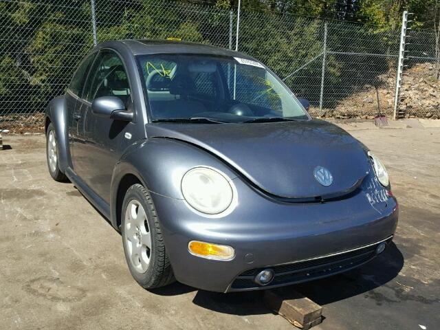 3VWCB21C52M415761 - 2002 VOLKSWAGEN NEW BEETLE GRAY photo 1