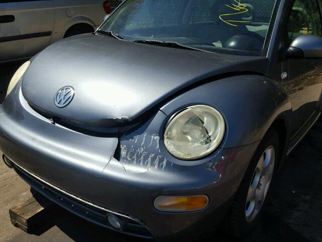 3VWCB21C52M415761 - 2002 VOLKSWAGEN NEW BEETLE 灰色 照片 9