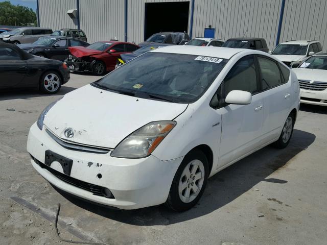 JTDKB20U983383710 - 2008 TOYOTA PRIUS WHITE photo 2