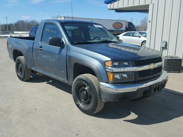 1GCDT149578237053 - 2007 CHEVROLET COLORADO BLUE photo 1