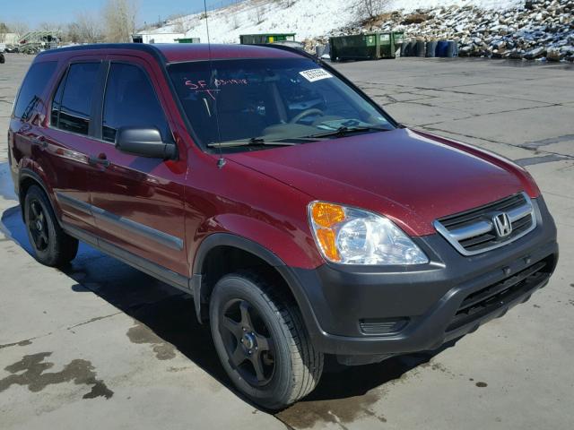 JHLRD78472C018883 - 2002 HONDA CR-V LX RED photo 1