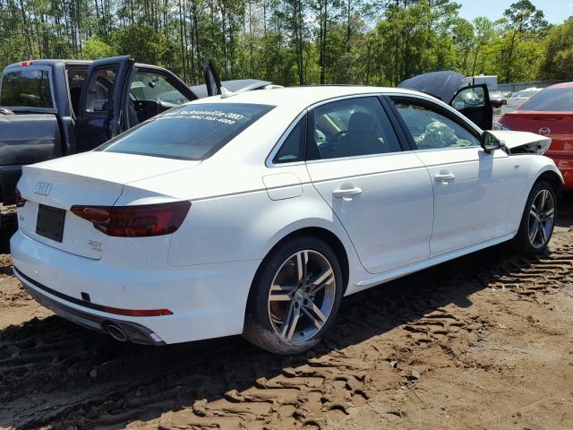 WAULMAF4XJA046381 - 2018 AUDI A4 ULTRA P WHITE photo 4