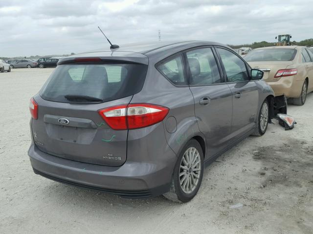 1FADP5AUXDL547721 - 2013 FORD C-MAX SE GRAY photo 4