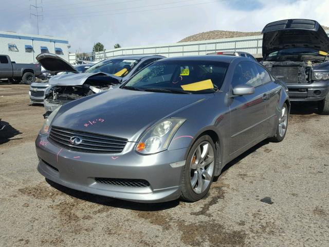 JNKCV54E84M824861 - 2004 INFINITI G35 GRAY photo 2