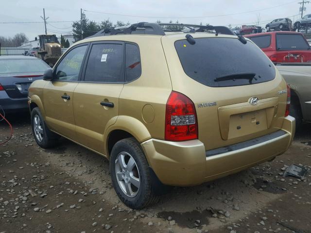 KM8JM12BX5U232050 - 2005 HYUNDAI TUCSON GL GOLD photo 3