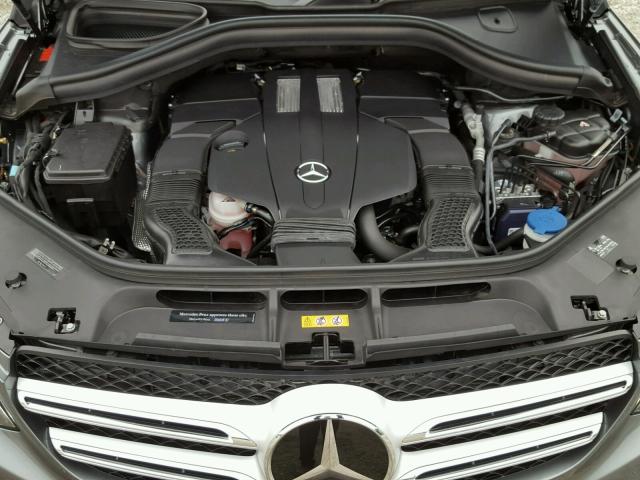 4JGDA5GB4HA875375 - 2017 MERCEDES-BENZ GLE 400 4M GRAY photo 7