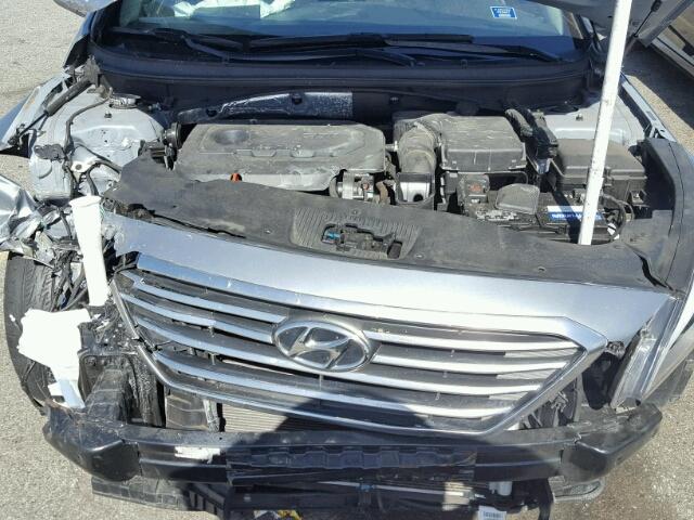 5NPE24AF9FH184196 - 2015 HYUNDAI SONATA SE SILVER photo 7