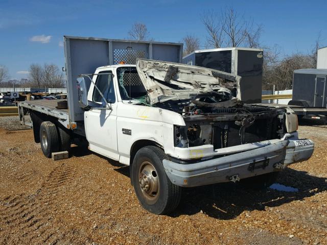 2FDJF37MXMCA33627 - 1991 FORD F350 WHITE photo 1