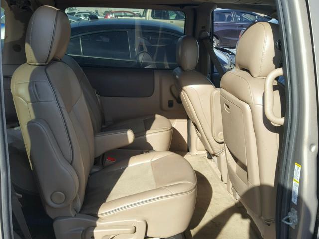 5GADV23L76D233784 - 2006 BUICK TERRAZA CX BROWN photo 6