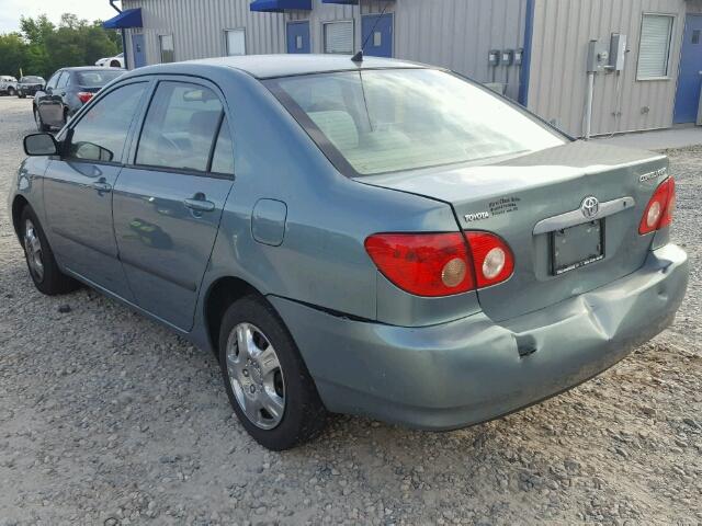 1NXBR32E76Z764594 - 2006 TOYOTA COROLLA CE BLUE photo 3