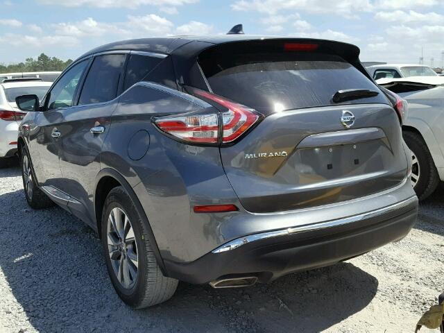 5N1AZ2MG5GN148814 - 2016 NISSAN MURANO S GRAY photo 3