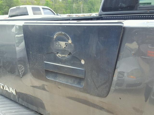 1N6BA06B86N542731 - 2006 NISSAN TITAN XE GRAY photo 9