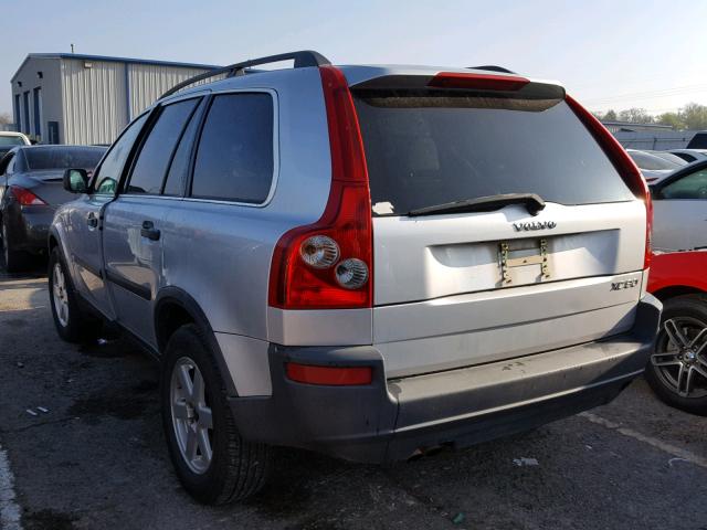 YV1CN59H141078141 - 2004 VOLVO XC90 SILVER photo 3