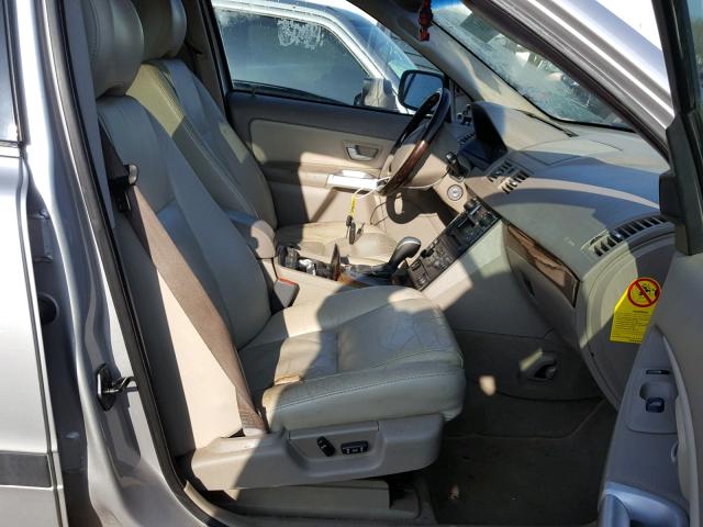 YV1CN59H141078141 - 2004 VOLVO XC90 SILVER photo 5