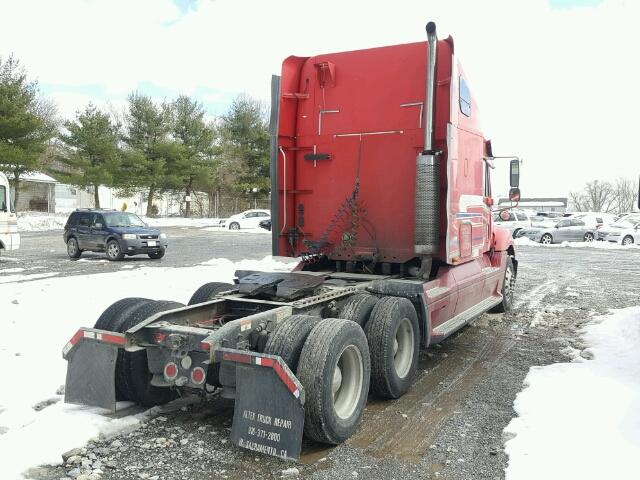 1FUJA6CK05PU36226 - 2005 FREIGHTLINER CONVENTION RED photo 4