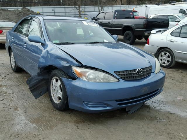 4T1BF32K02U525574 - 2002 TOYOTA CAMRY LE BLUE photo 1