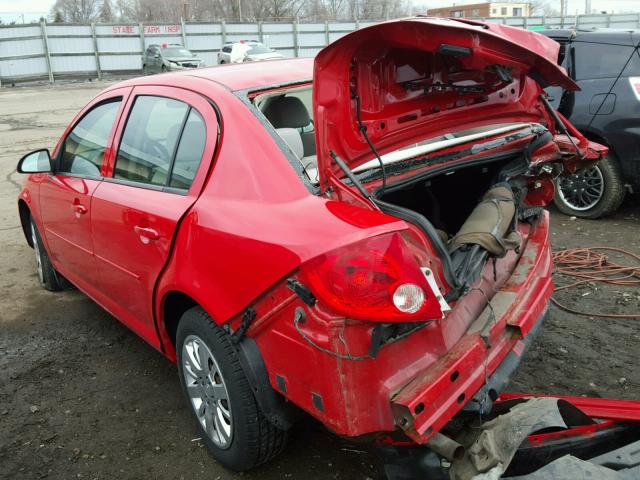 1G1AD5F58A7213711 - 2010 CHEVROLET COBALT 1LT RED photo 3