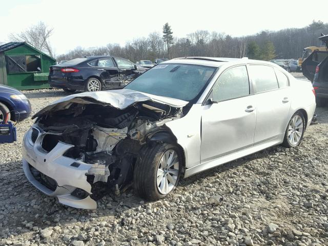 WBANB53566CN93145 - 2006 BMW 550 I SILVER photo 2