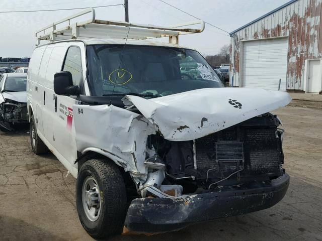 1GCZGFDA9A1125244 - 2010 CHEVROLET EXPRESS G2 WHITE photo 1