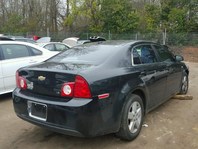 1G1ZG57B98F179812 - 2008 CHEVROLET MALIBU LS 黑色 照片 4