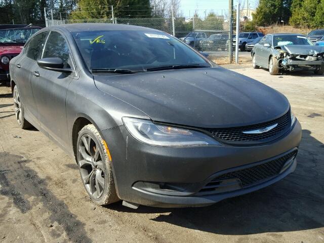 1C3CCCBG3FN514246 - 2015 CHRYSLER 200 S CHARCOAL photo 1