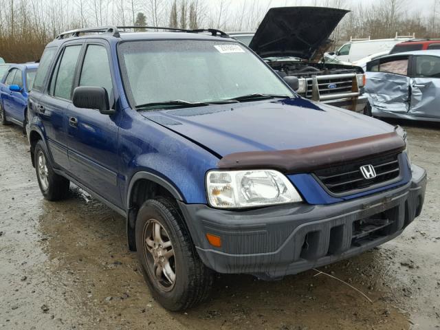 JHLRD185XVC036322 - 1997 HONDA CR-V LX BLUE photo 1