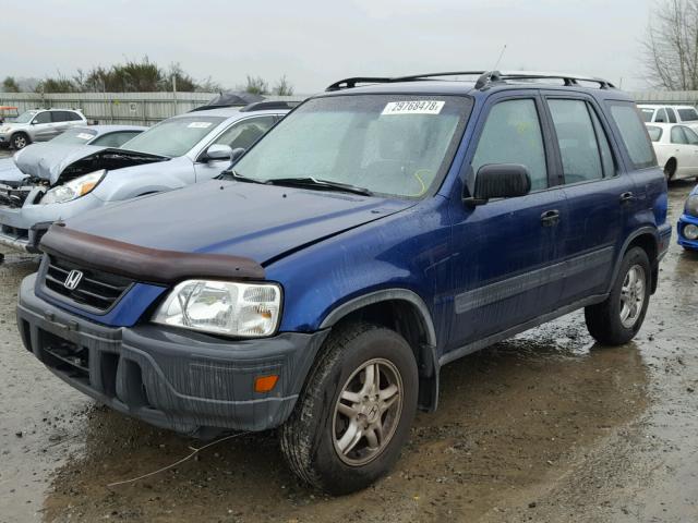 JHLRD185XVC036322 - 1997 HONDA CR-V LX BLUE photo 2