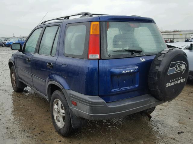 JHLRD185XVC036322 - 1997 HONDA CR-V LX BLUE photo 3