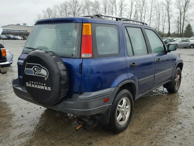 JHLRD185XVC036322 - 1997 HONDA CR-V LX BLUE photo 4