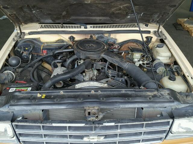 1G8CT18BXD0140086 - 1983 CHEVROLET BLAZER S10 GOLD photo 7