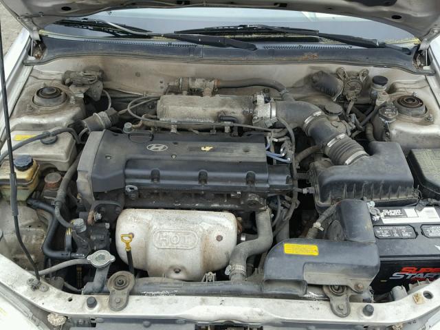 KMHJW25F8XU145135 - 1999 HYUNDAI ELANTRA BA SILVER photo 7