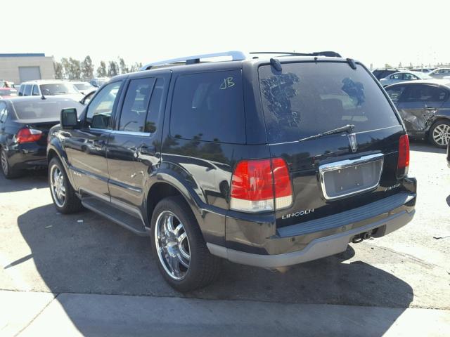 5LMEU68H75ZJ26147 - 2005 LINCOLN AVIATOR 黑色 照片 3