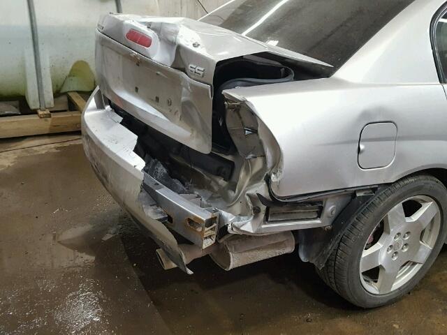 1G1ZW53146F208260 - 2006 CHEVROLET MALIBU SS ვერცხლისფერი ფოტო 9