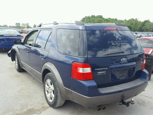 1FMZK02136GA50362 - 2006 FORD FREESTYLE BLUE photo 3