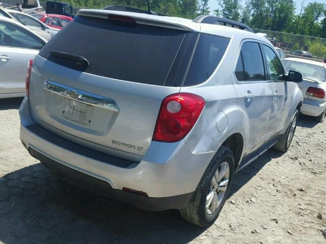 2CNALDEW8A6261767 - 2010 CHEVROLET EQUINOX LT SILVER photo 4