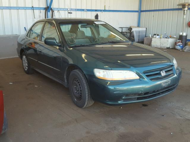 3HGCG564X2G702293 - 2002 HONDA ACCORD LX GREEN photo 1