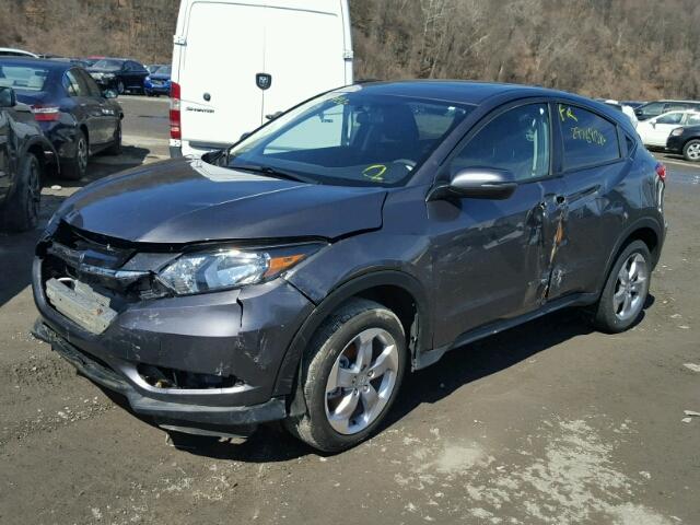 3CZRU6H55HM726485 - 2017 HONDA HR-V EX GRAY photo 2