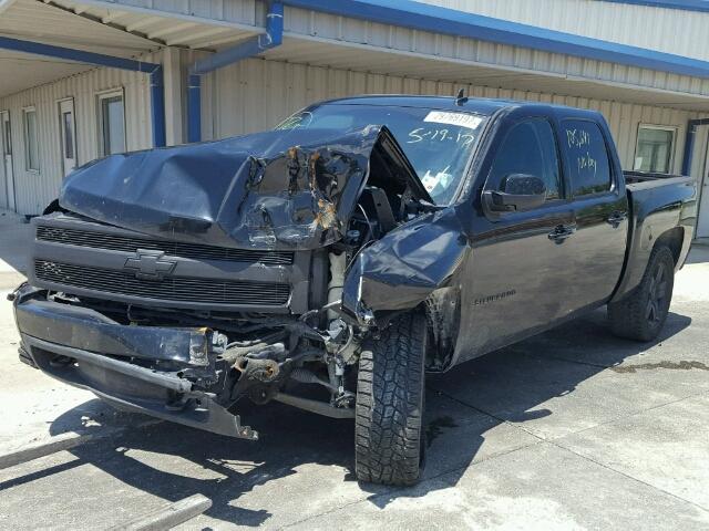 3GCEC13J08G294255 - 2008 CHEVROLET SILVERADO BLACK photo 2