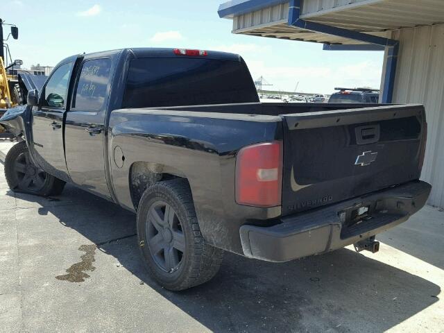 3GCEC13J08G294255 - 2008 CHEVROLET SILVERADO BLACK photo 3