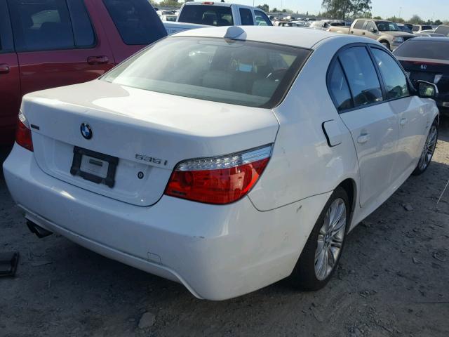 WBANV9C5XAC391402 - 2010 BMW 535 XI WHITE photo 4